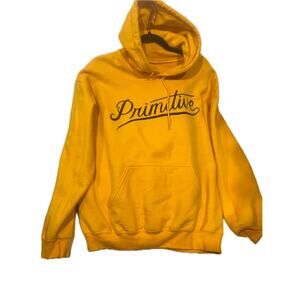 Primitive Skate Yellow Pullover Hoodie Mens Medium